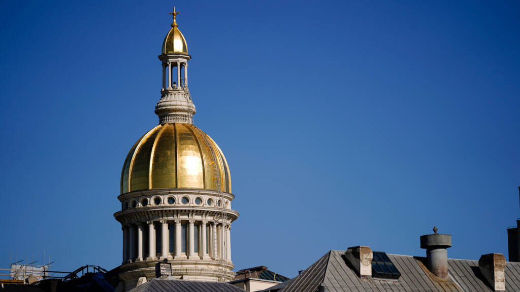 New Jersey State House A closeup of the New Jersey Statehouse