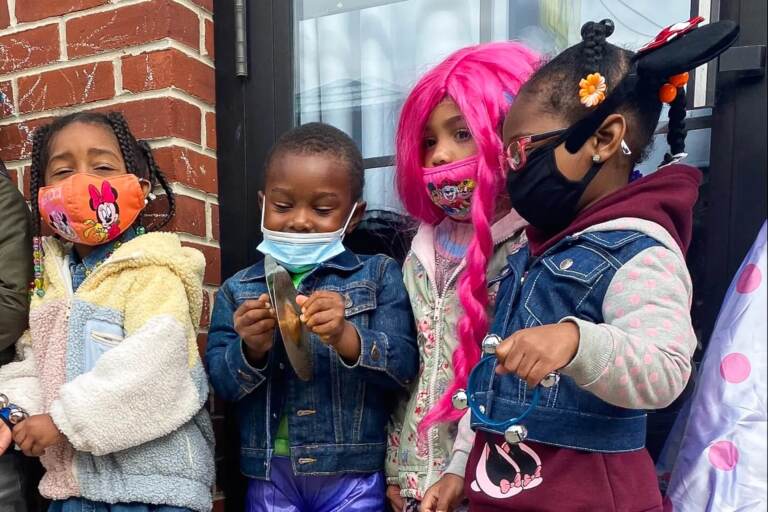Preschoolers from Young World Early Learning Center in Philadelphia participated in a storybook character celebration in October.