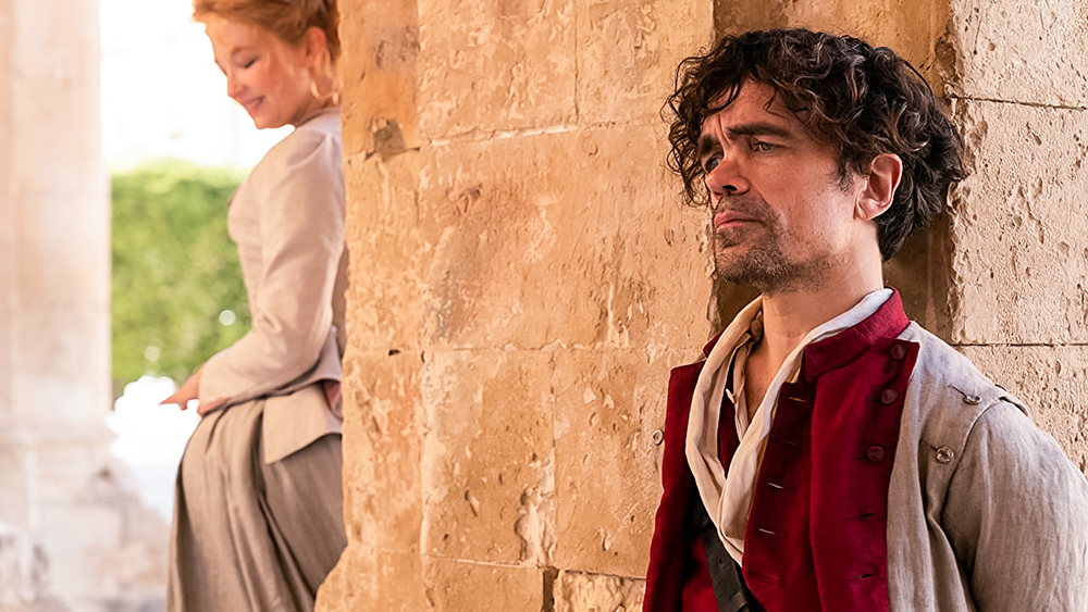 flicks-cyrano Peter Dinklage and Haley Bennett in Cyrano