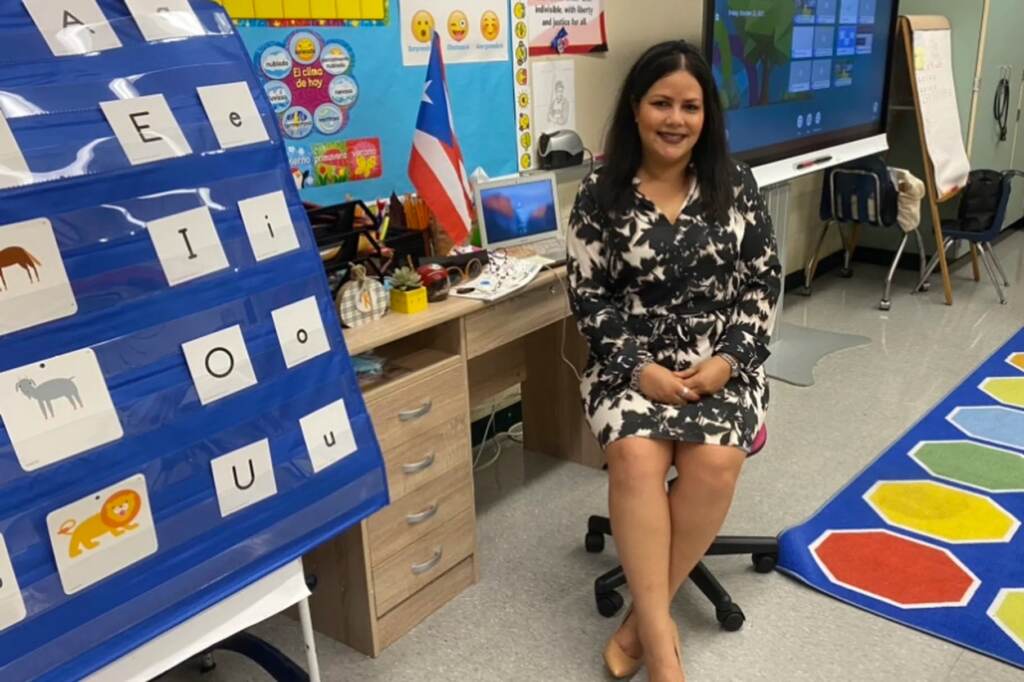 image_6487327.0 Olga Rosario is a dual-language kindergarten teacher at Lewis Elkin Elementary School in Kensington