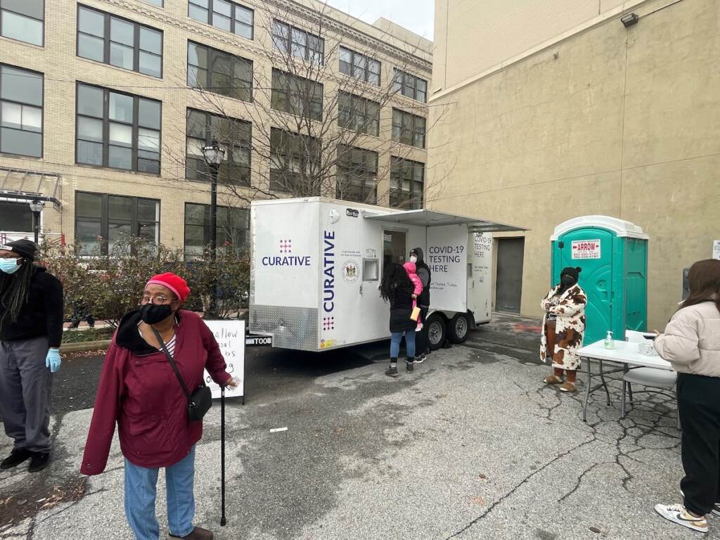 teting site More people than ever are testing positive for COVID-19 every day in Delaware