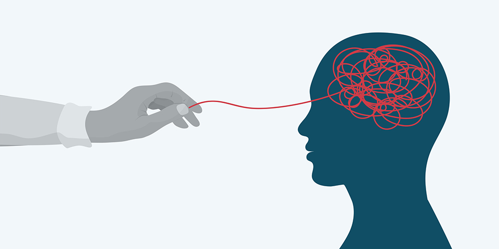 the-pulse-bigstock-Mental-Health-Concept-hand-Of–398130101 Hand of a therapist or doctor untangling a tangle in the silhouette head of a patient