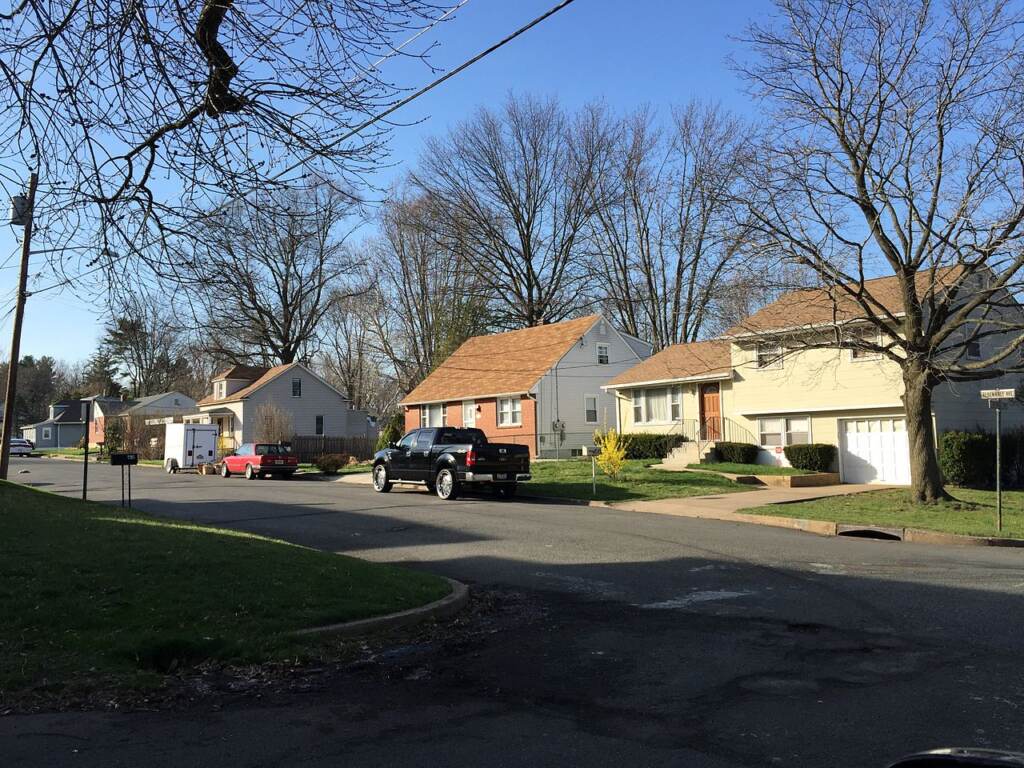 2015-04-12_17_29_16_Homes_along_Albemarle_Avenue_in_the_Weber_Park_section_of_Ewing,_New_Jersey Homes in Ewing, New Jersey (Famartin/Wikimedia commons)