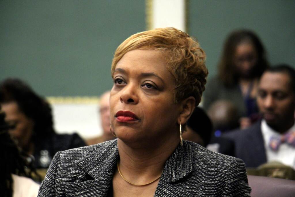 2018 03 01-e lee-cindy bass-philadelphia city hall-city council Philadelphia City Councilmember Cindy Bass. (Emma Lee/WHYY)