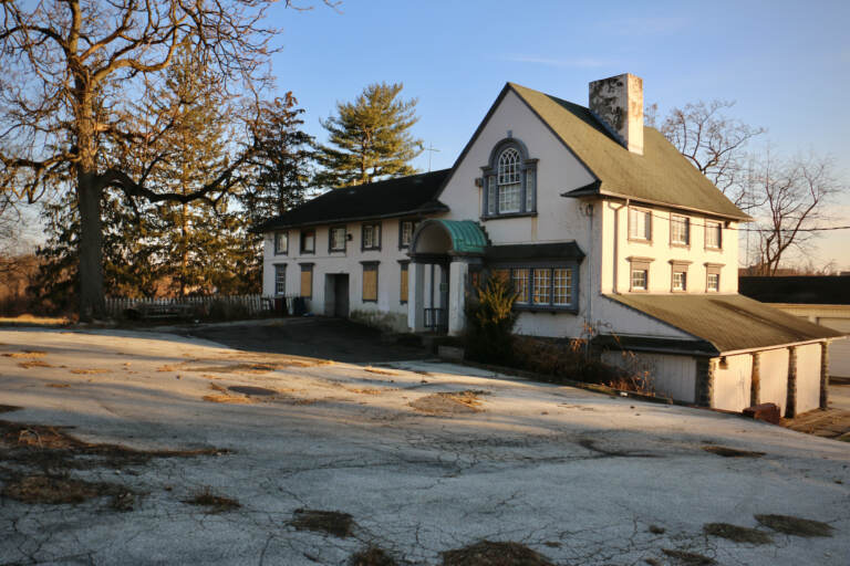 A building is shown at Cobbs Creek golf course