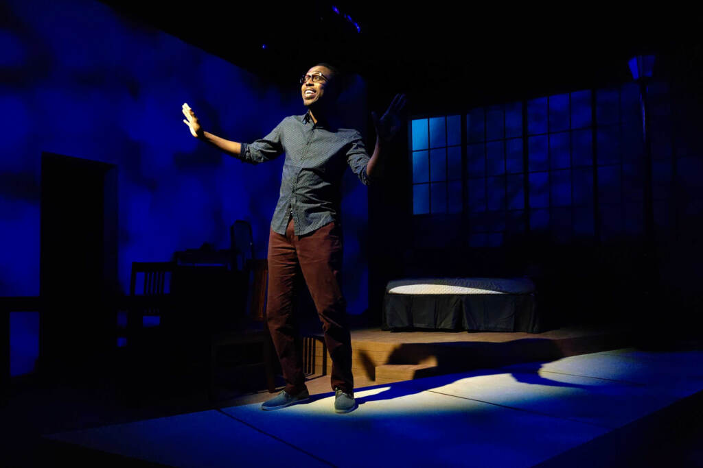 2022 01 26-p crimmins-david bazemore-philadelphia the drake-this bitter earth David Bazemore rehearses a scene from ''This Bitter Earth.''