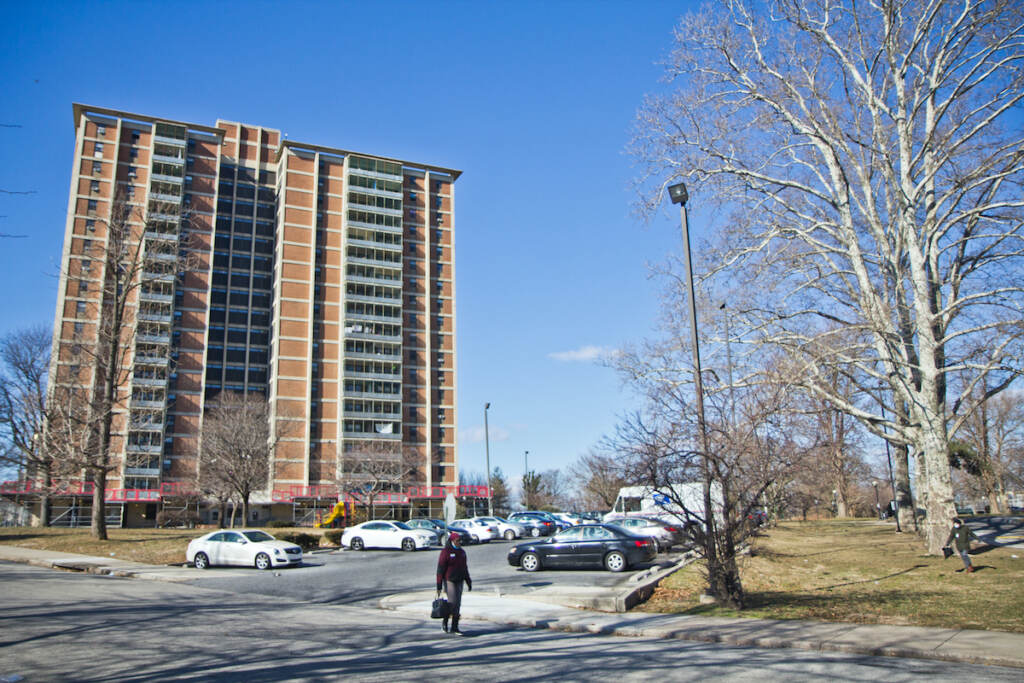 2022 1 26 k paynter sharon park west The exterior of the Park West high-rise