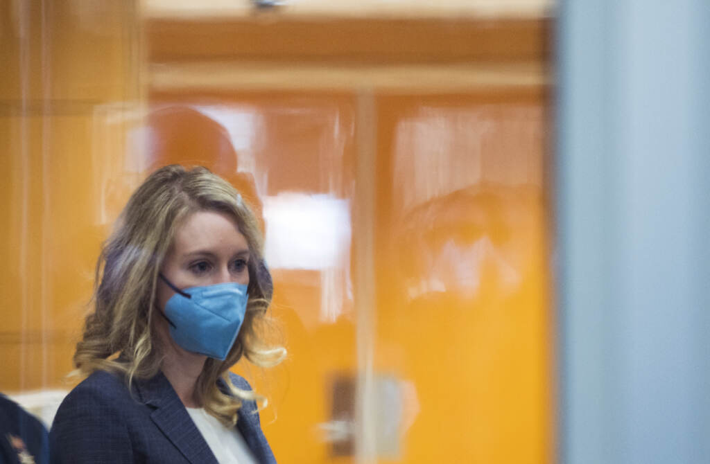 Elizabeth Holmes walks into federal court in San Jose, Calif. Elizabeth Holmes walks into federal court in San Jose, Calif. (Nic Coury/AP)