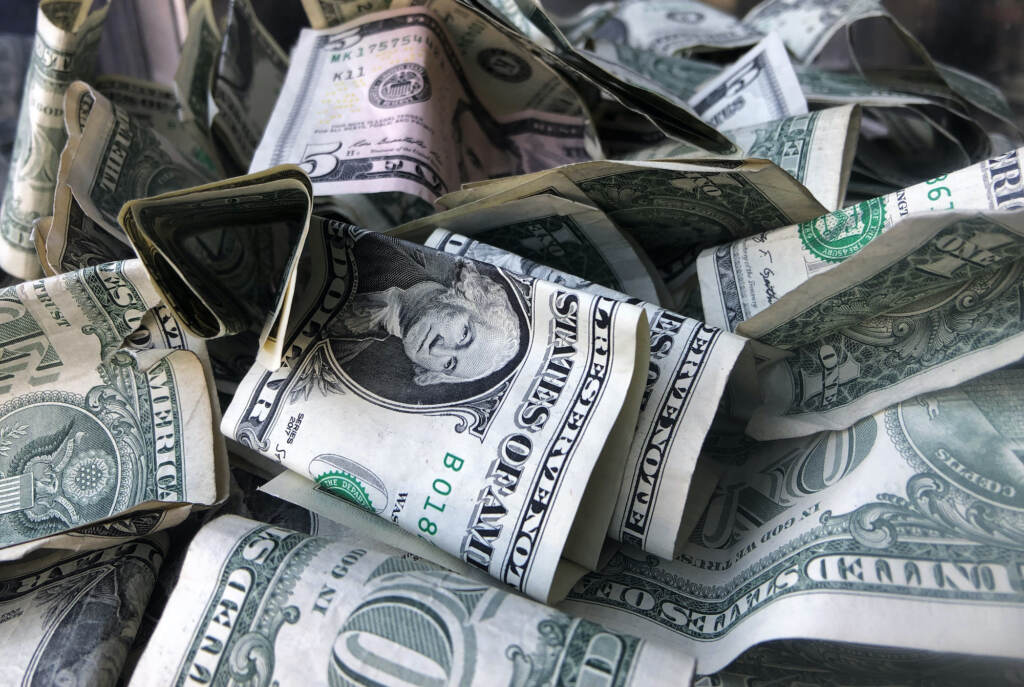 Brain Development Cash A close-up of U.S. currency