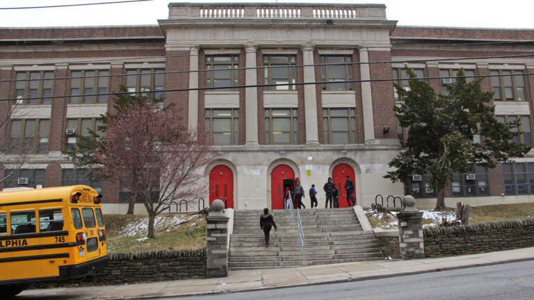 Roosevelt Elementary School is one of the few district schools planning to extend virtual learning. (Bas Slabbers for WHYY)