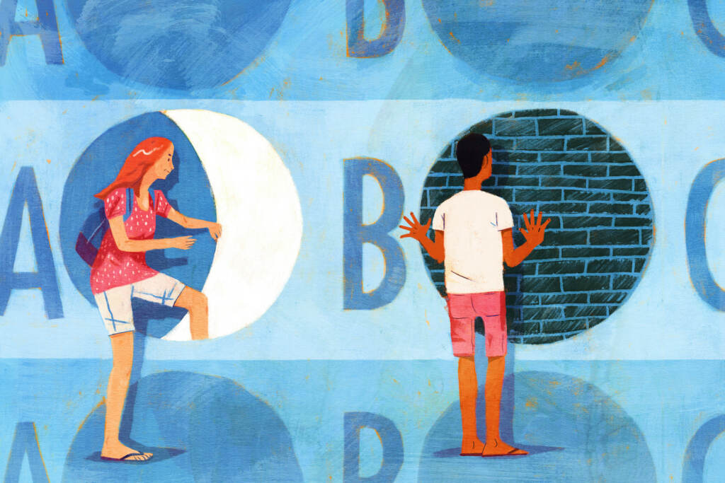 summer-sat-final-revised An illustration of students amid SAT test bubbles