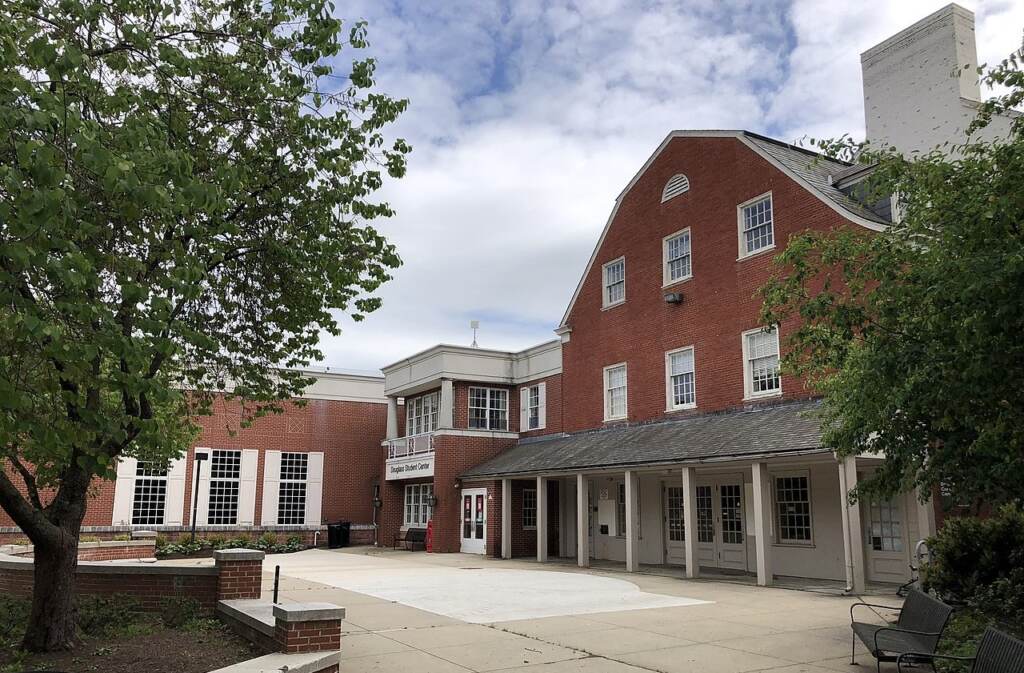 2021-05-24_15_15_30_The_Douglass_Student_Center_on_the_Cook-Douglass_Campus_of_Rutgers_University_in_New_Brunswick,_Middlesex_County,_New_Jersey The Douglass Student Center on the Cook-Douglass Campus of Rutgers University in New Brunswick, N.J. (Wikimedia commons)