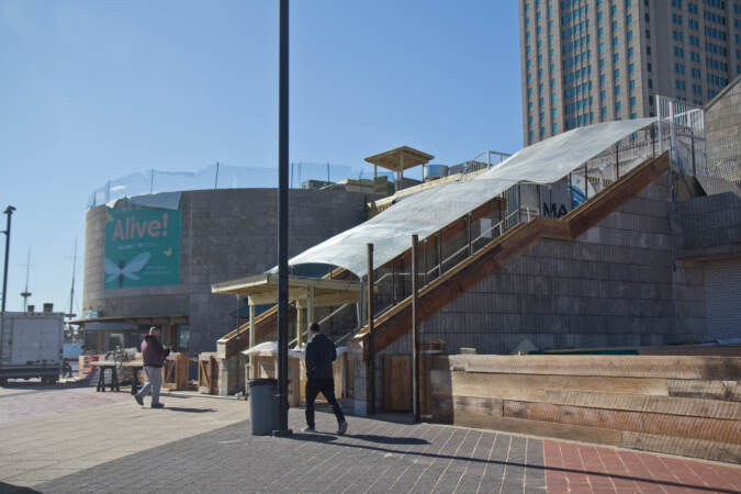 Liberty Point is seen under construction