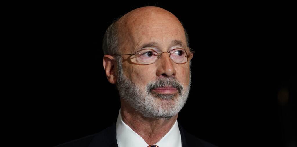 AP21190721676966-scaled-e1628626337638-1920×955 Gov. Tom Wolf speaks from a podium