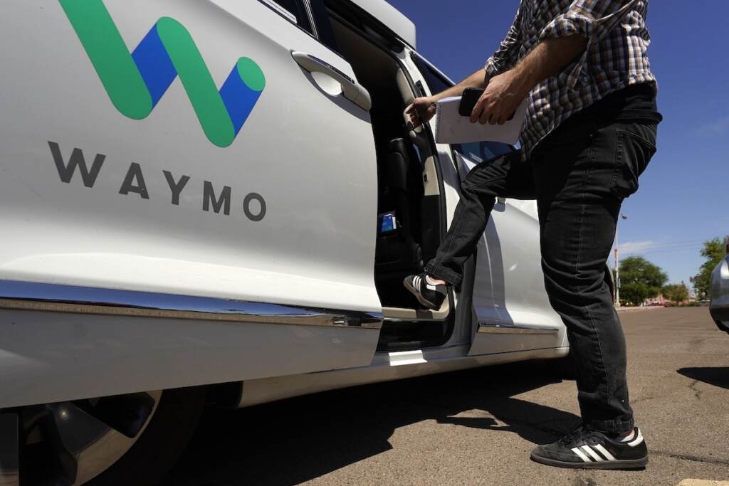 Waymo-San Francisco File photo: A Waymo minivan arrives to pick up passengers for an autonomous vehicle ride, in Mesa, Ariz. Waymo, the Google self-driving vehicle spinoff, is moving to expand its autonomous ride-hailing service to San Francisco. (AP Photo/Ross D. Franklin, File)