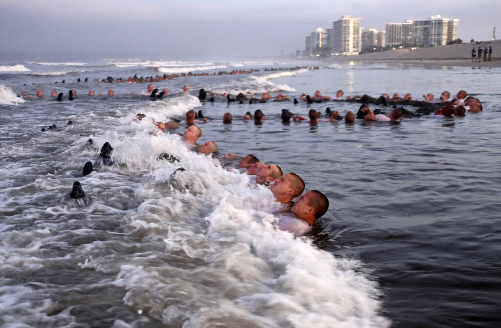 Navy SEAL Candidate Death FILE - U.S. Navy SEAL candidates, participate in