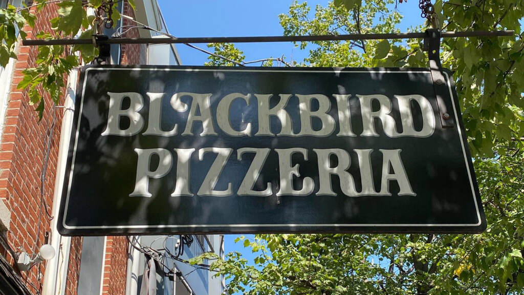 Blackbird's sign in Northern LibertiesINSTAGRAM / @BLACKBIRDPIZZA