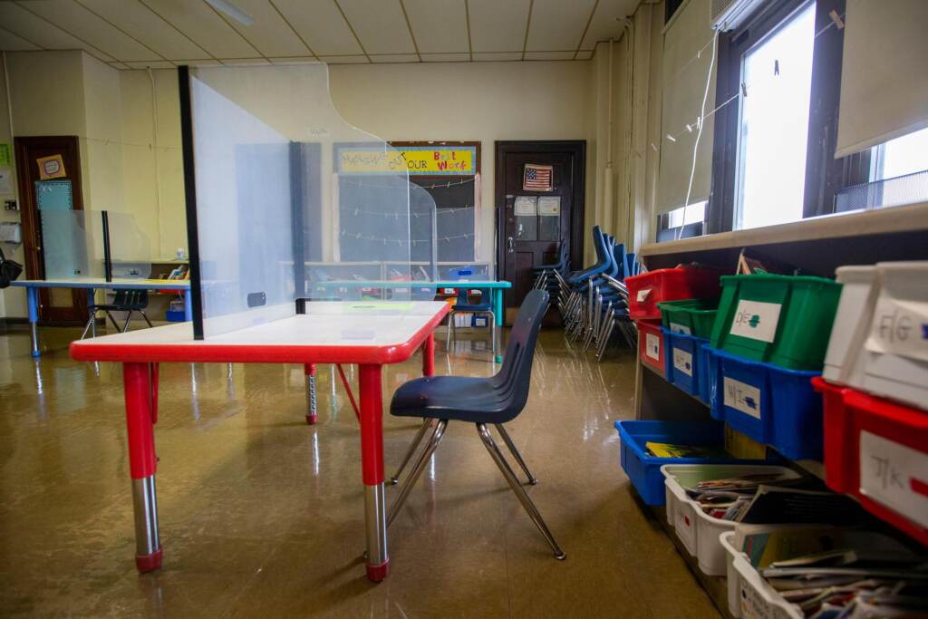classroom-inky-021422 An empty classroom