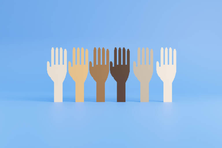 Federal government standards require the U.S. census to count people with roots in the Middle East or North Africa as white. But a new study finds many people of MENA descent do not see themselves as white, and neither do many white people. (OsakaWayne Studios/Getty Images)