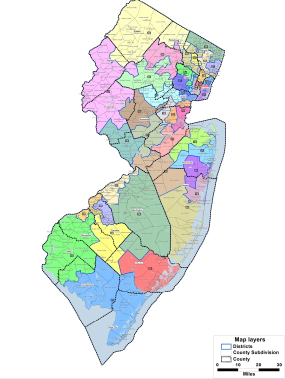 The Parkway legislative map.