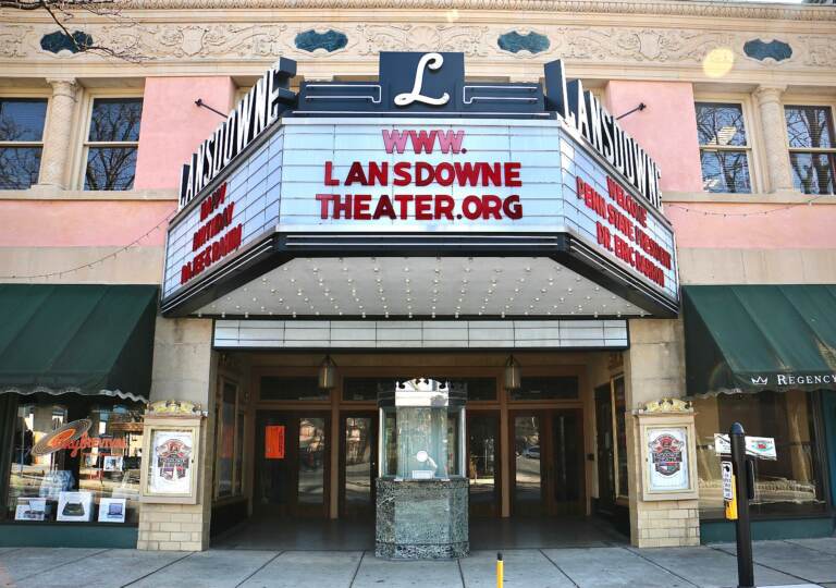 The historic Lansdowne Theater. (Emma Lee/WHYY)