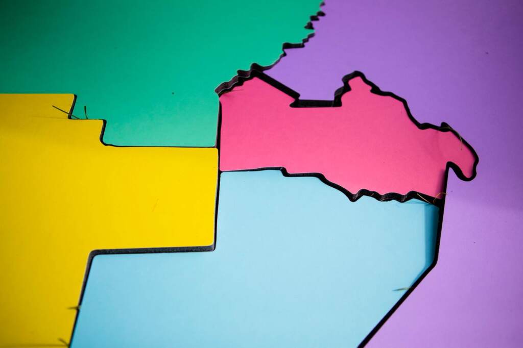 6bvqyrn7s4w6grkvjhjmfgdzw0 At issue in the Pennsylvania lawsuit is a citizen-submitted congressional map picked by the state Supreme Court in February. (Amanda Berg/Spotlight PA)
