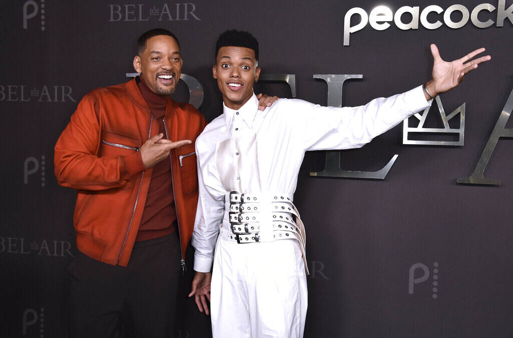 Will Smith, Jabari Banks Will Smith, left, and Jabari Banks arrive at the premiere of
