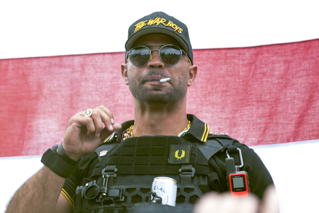 Capitol Riot Proud Boy File photo: In this Sept. 26, 2020, file photo, Proud Boys leader Henry