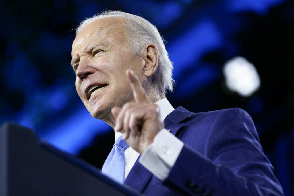 Joe Biden A close-up of President Joe Biden.