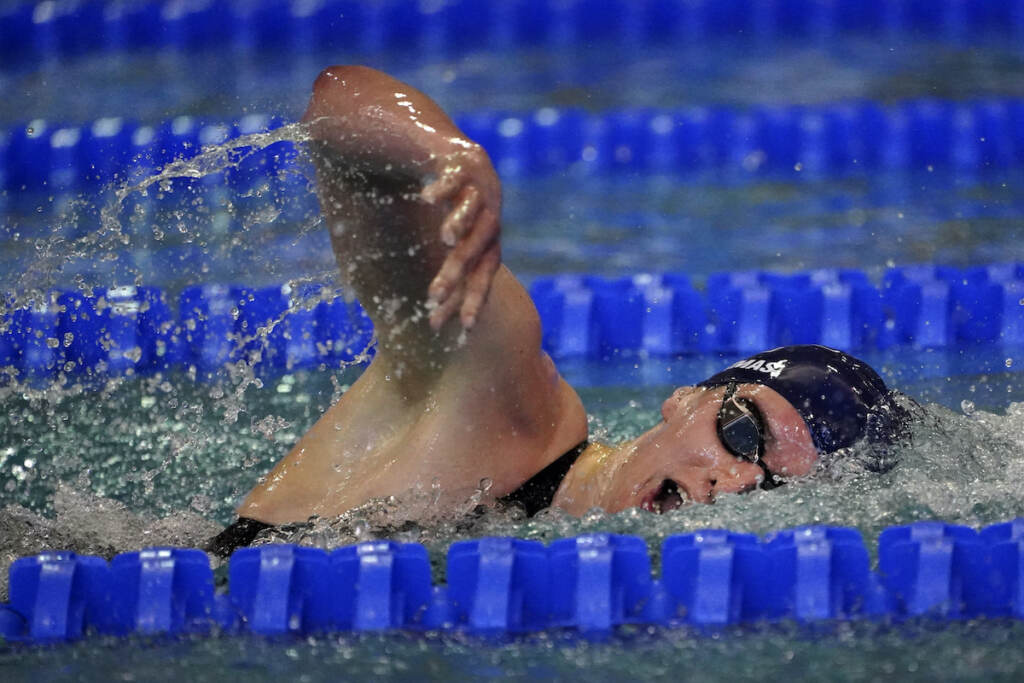 Lia Thomas University of Pennsylvania transgender athlete Lia Thomas swims in a preliminary heat for the 500 meter freestyle at the NCAA Swimming and Diving Championships Thursday, March 17, 2022, at Georgia Tech in Atlanta