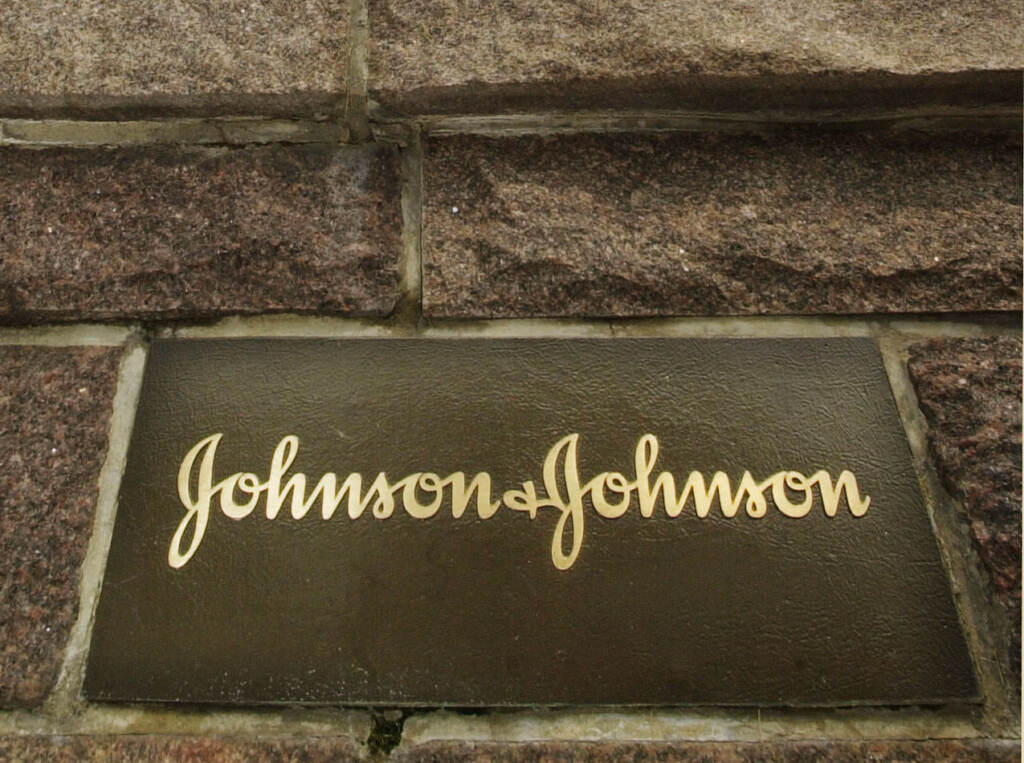 File photo: This file photo made July 19, 2002, shows the Johnson & Johnson corporate headquarters in New Brunswick, N.J. (AP Photo/Daniel Hulshizer, File)