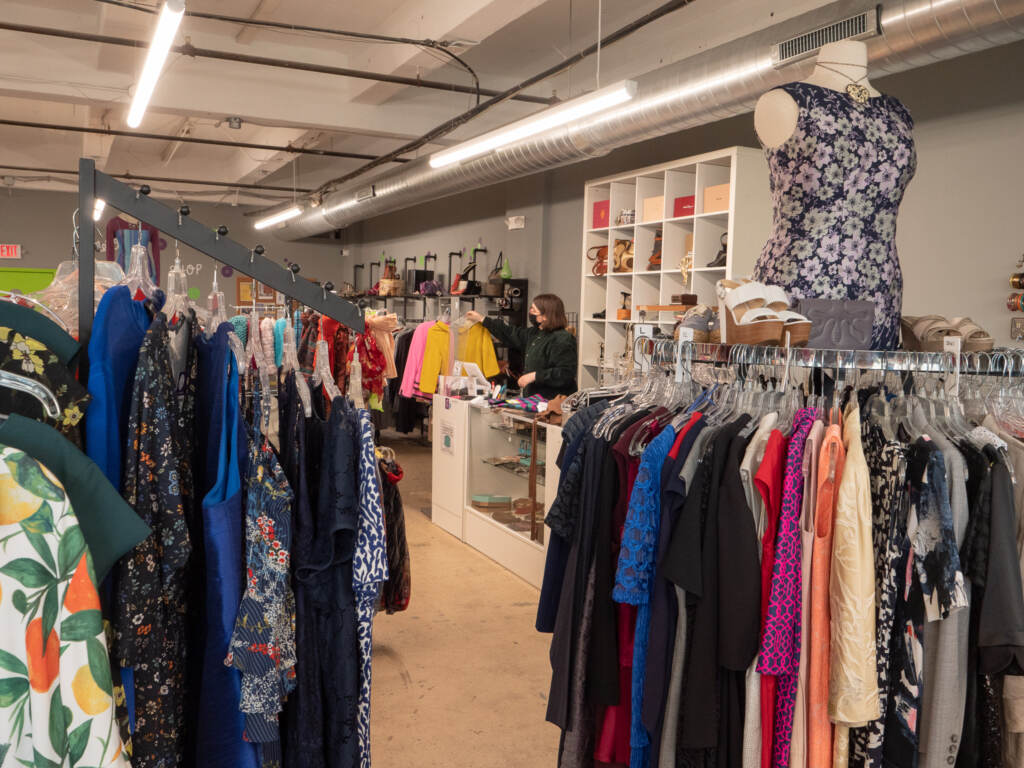 TheWardrobe-Store-329-BradleyTaylor The Wardrobe, located at 413 N. 4th St., is a nonprofit thrift store dedicated to ending clothing insecurity. (Bradley Taylor)