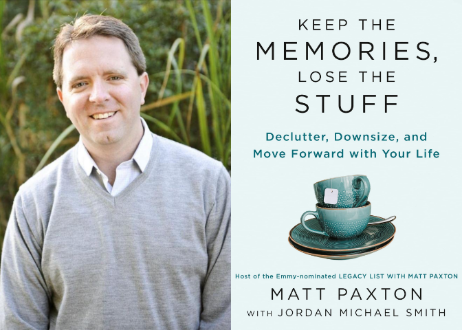 Untitled design (1) 'Keep the Memories, Lose the Stuff' by Matt Paxton was released last month by publisher Portfolio. (Penguin Random House)