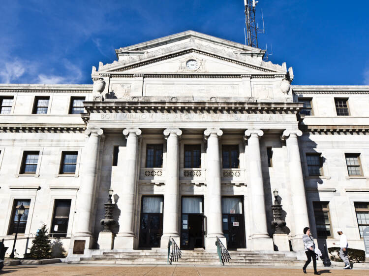 The Delaware County courthouse in Media.