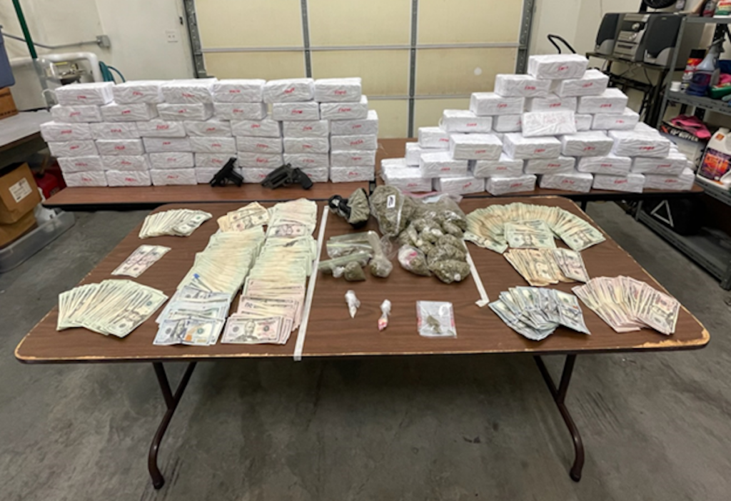 Delaware State Police seized more than 330,000 bags of heroin including 2,500 'logs' of the opioid with a street value of more than $1.6 million. (DSP photo)