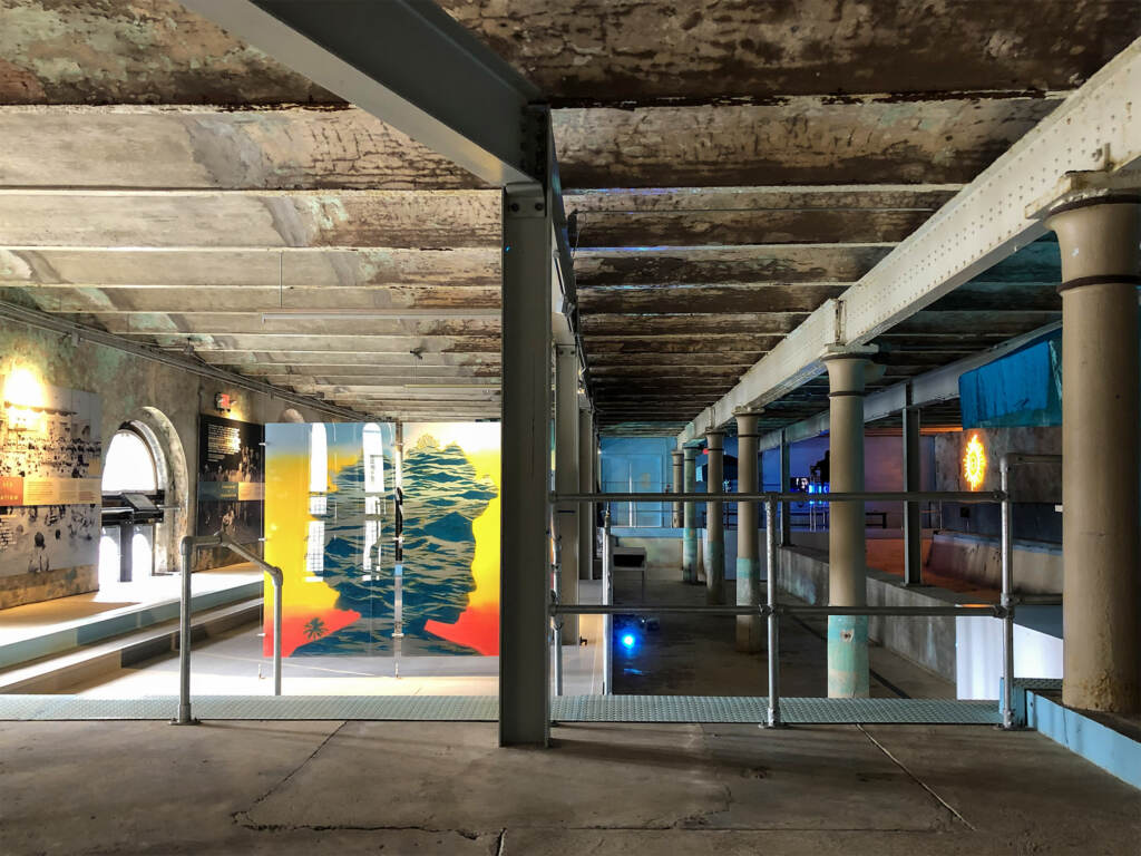 The ''POOL'' exhibit at Fairmount Water Works