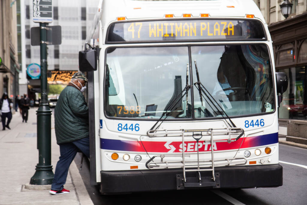 2022 04 19 kpaynter masking on SEPTA-3 Many SEPTA riders said they’d continue to wear a mask without a mandate in place in Philadelphia. (Kimberly Paynter/WHYY)