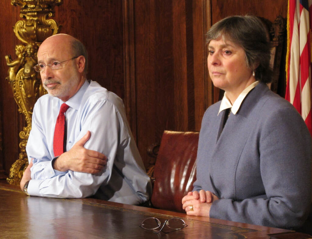 Pennsylvania Governor Prostate Cancer File photo: Pennsylvania Gov. Tom Wolf and First Lady Frances Wolf. (AP Photo/Marc Levy)