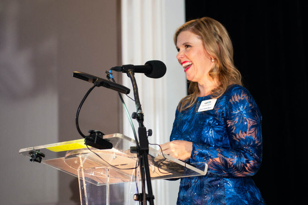 Darcy-UpliftGala2019 Darcy Walker Krause is executive director of Uplift Center for Grieving Children. (Courtesy of Uplift Center)