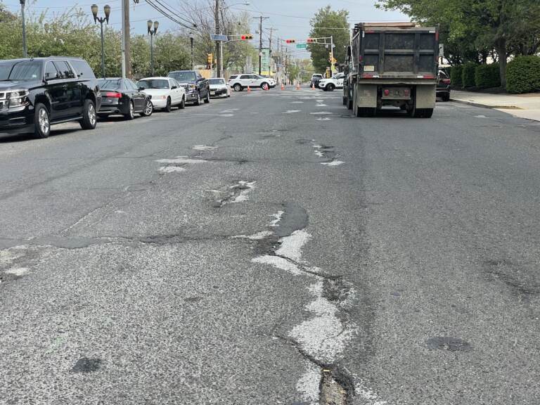 7th Street in North Camden looking towards Elm Street. Officials have broke ground on a $2.3 million enhancement project which will include flood mitigation and pedestrian improvements