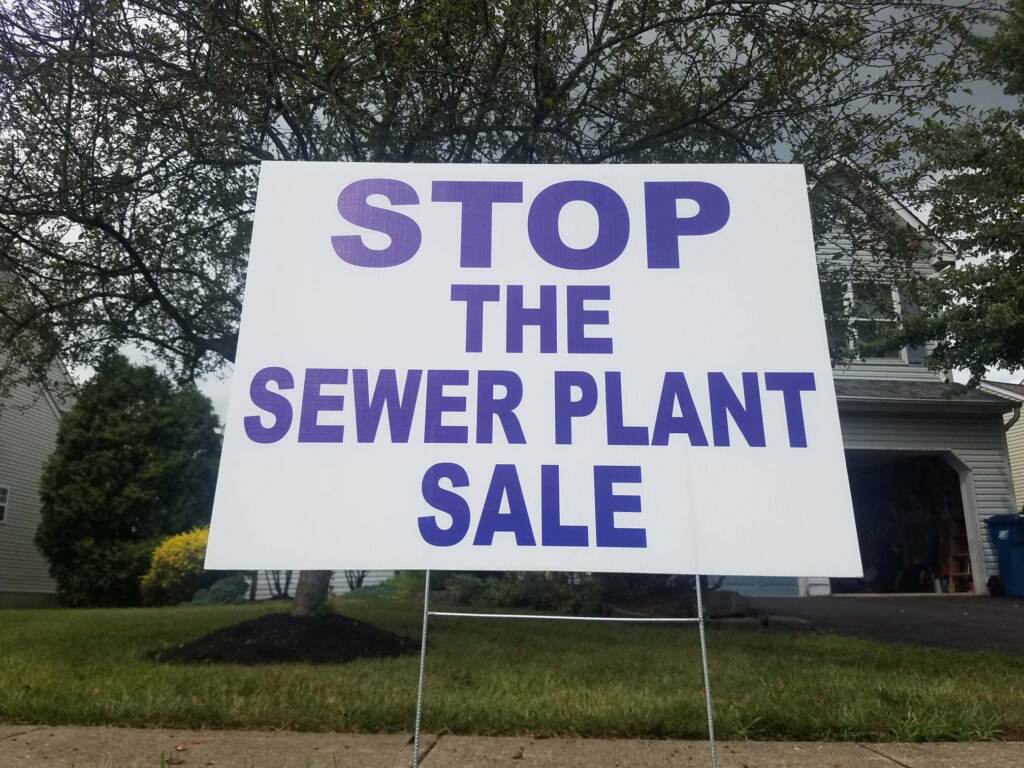Yard sign made by Neighbors Opposing Privatization Efforts (NOPE) Yard sign made by Neighbors Opposing Privatization Efforts. (Courtesy of Neighbors Opposing Privatization Efforts)