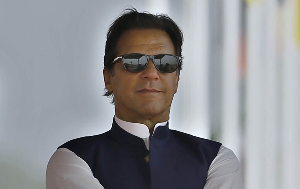 Pakistan’s Prime Minister Imran Khan has been ousted by a no-confidence vote. File photo: Pakistan's Prime Minister Imran Khan has been ousted by a no-confidence vote. (Anjum Naveed/AP)