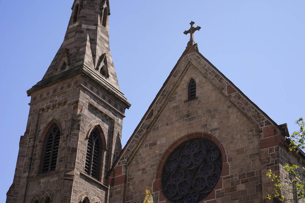 The exterior of the Cathedral of the Immaculate Conception in Camden