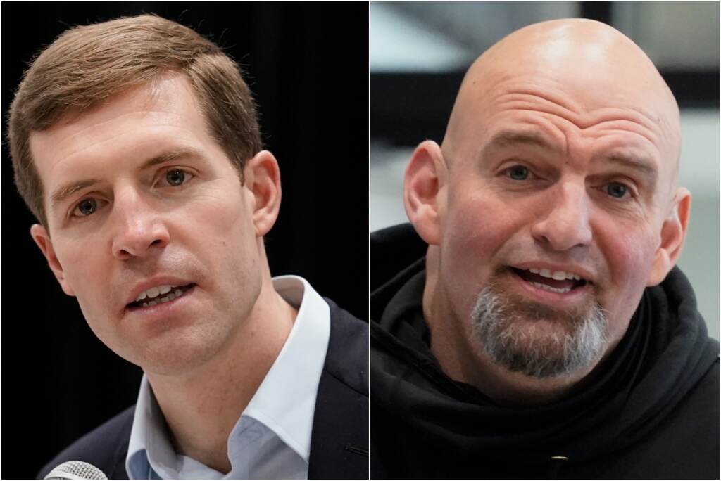 lamb Fetterman 2-box U.S. Senate candidate Rep. Conor Lamb, D-Pa. (left) and Pennsylvania Lt. Gov. John Fetterman (Matt Rourke and Keith Srakocic/AP Photo)