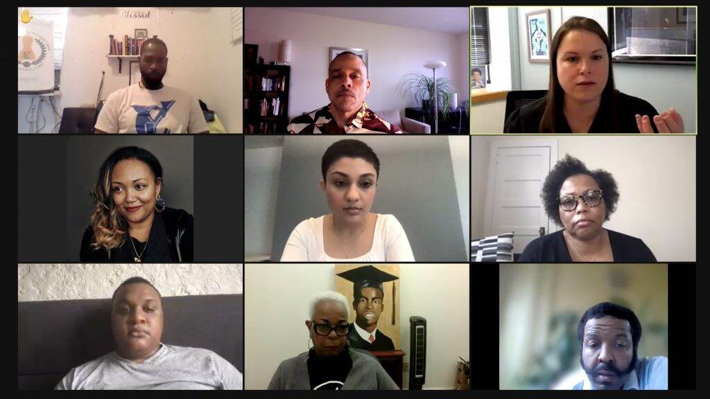 pcgvr-antiviolencereporting-panel-1024×576 Participants in the 'Shift the Narrative' panel discussed better ways for journalists to cover gun violence Participants in the 'Shift the Narrative' panel discussed better ways for journalists to cover gun violence.