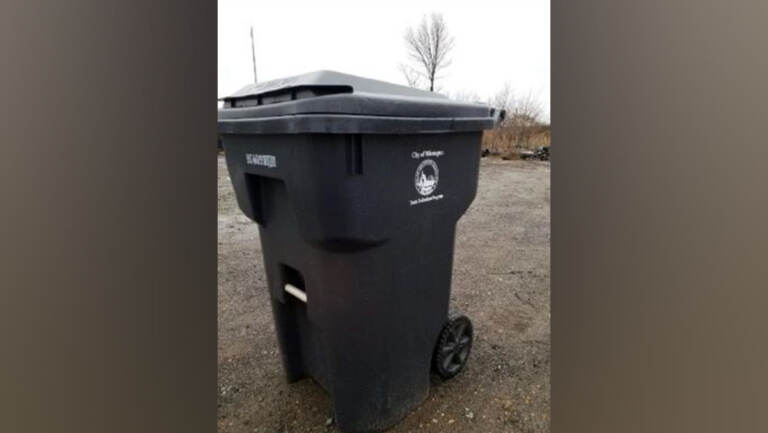 Wilmington trash collectors will only empty these city-issued cans starting immediately. (Courtesy of City of Wilmington)