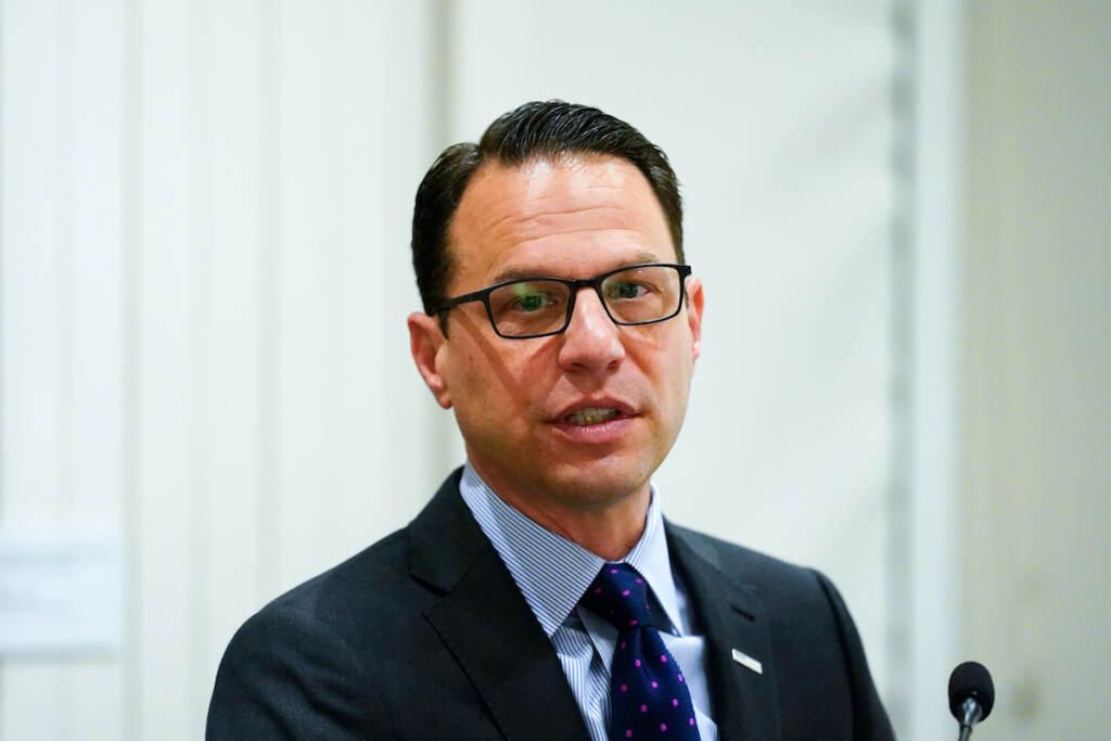 Election 2022 Abortion Pennsylvania candidate for governor, state Attorney General Josh Shapiro speaks after receiving endorsements from environmental advocates at the Morris Arboretum in Philadelphia, April 7, 2022. (AP Photo/Matt Rourke, File)