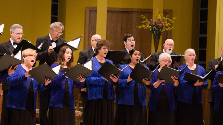 The Greater South Jersey Chorus Chamber singers.