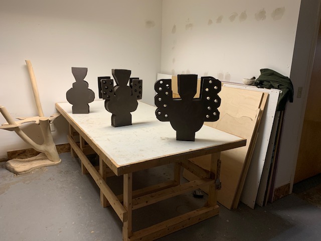 Urns that are part of the AIDS memorialization project, Remembrance, spearheaded by the William Way Center.