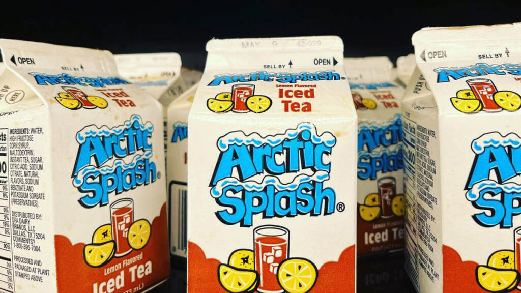 arcticsplash-cartons Arctic Splash iced tea. (Interstate Drafthouse)
